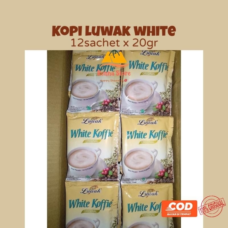 

Kopi Luwak White 20gr (36sachet)