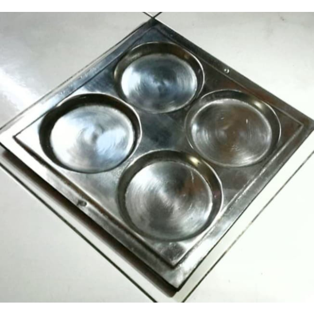 Cetakan Martabak Mini 4 Lubang