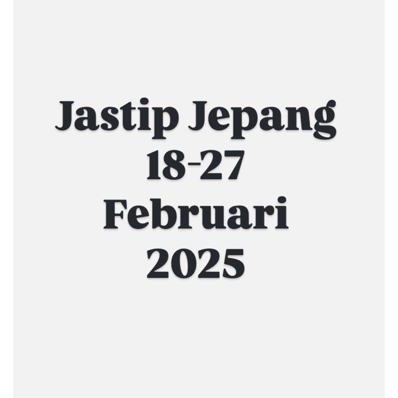 Jastip Jepang