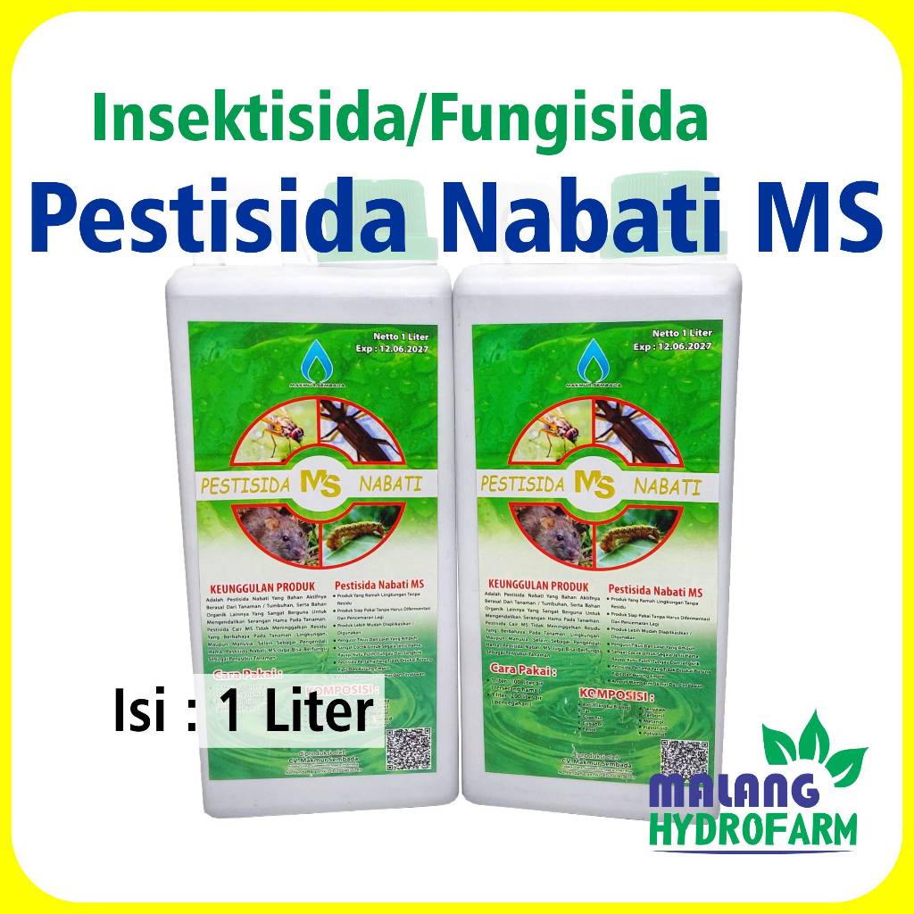 Pestisida Nabati MS 1 liter Organik Cair Pembasmi Tikus Hama Tanaman Insektisida Bakterisida