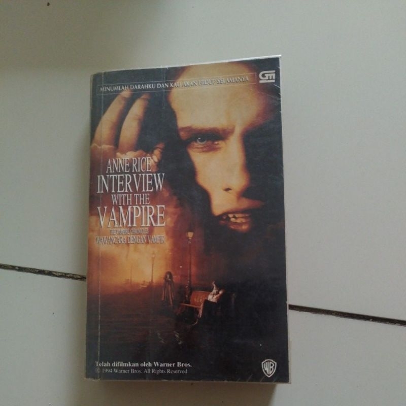 Novel preloved Interview with the vampire Anne Rice