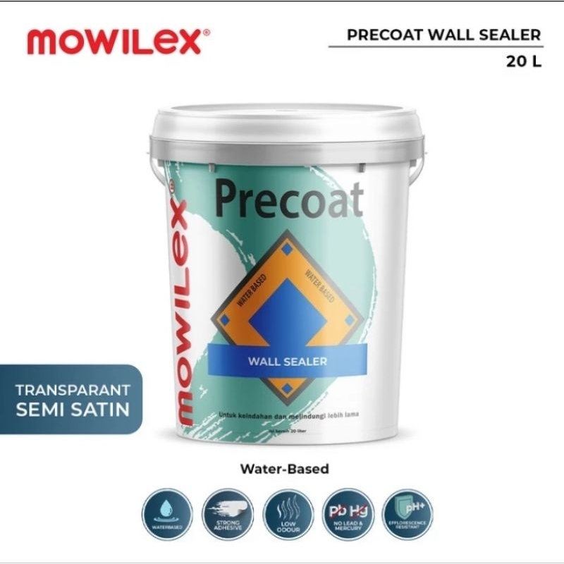 CAT DASAR MOWILEX PRECOAT WALL SEALER INTERIOR 20 LITER