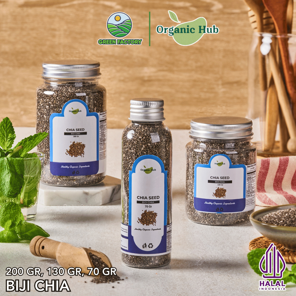 

Organic Hub Organic Chia Seed Biji Chia Grade A Premium Quality Original 100% Murni