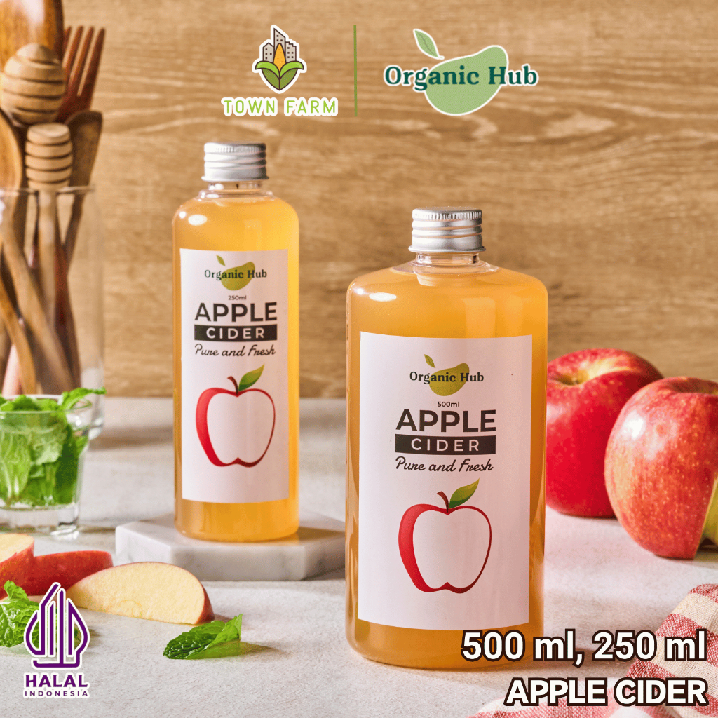 

Organic Hub Cuka Apel Apple Cider Vinegar With The Mother Premium Organik Original