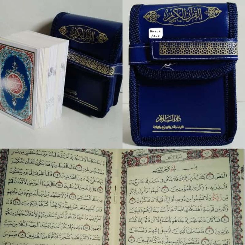 Mushaf Al-Qur'an Mujazza 30 juz Ukuran Saku