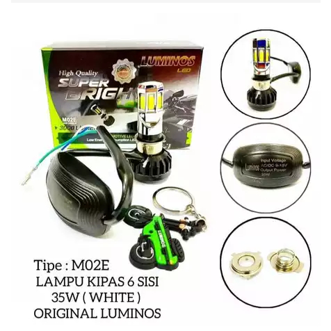 Led LUMINOS Original Lampu Led LUMINOS Original Ready 6 Sisi WHITE M02E