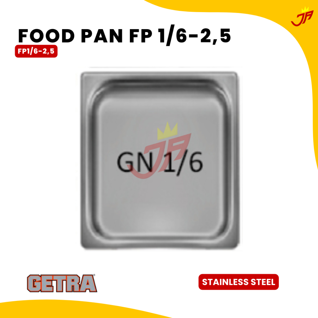 GETRA Food Pan FP 1/6-2,5