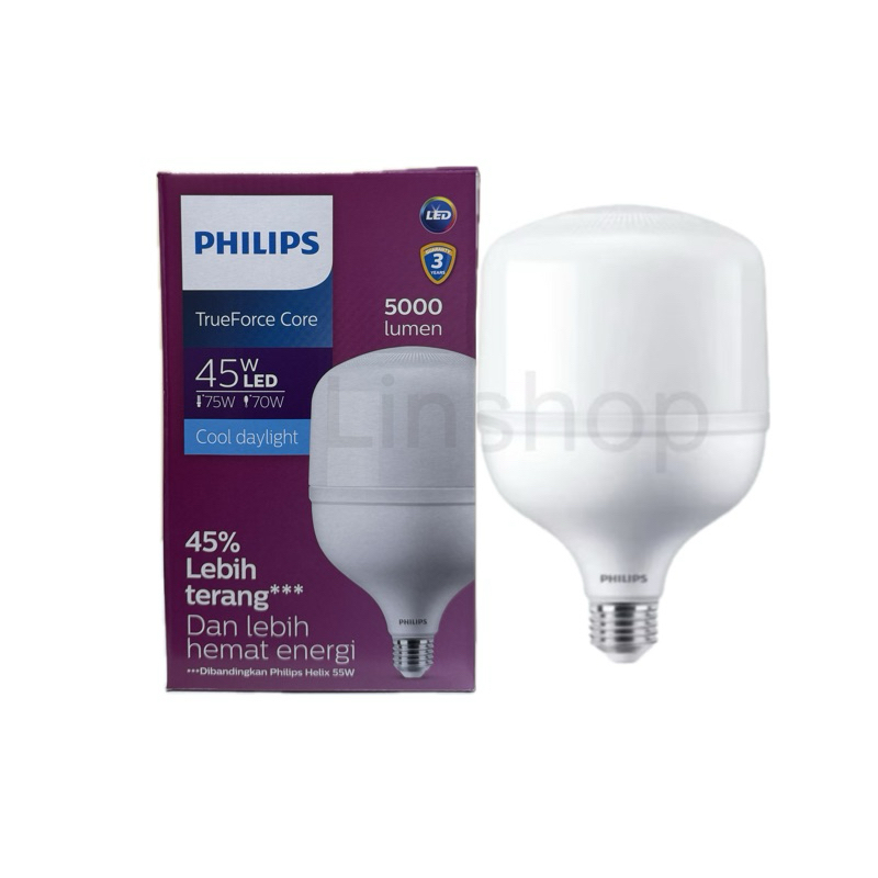PHILIPS LAMPU LED TRUEFORCE 45W 45 WATT (PENGGANTI 50W) LAMPU LED PHILIPS 45 W 45WATT