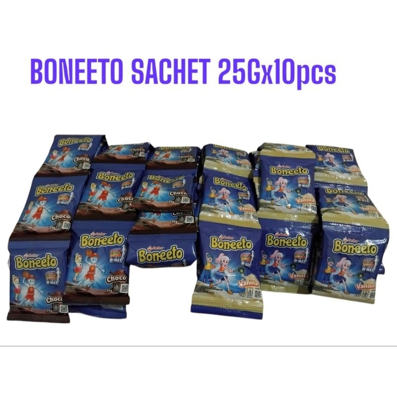 

Boneeto Sachet 25gr x 10pcs (1 renteng) Susu Anak Tumbuh Tinggi