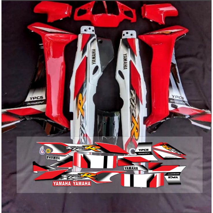 STRIPING FIZR 2001 ARDATH MERAH PUTIH STIKER FIZ R