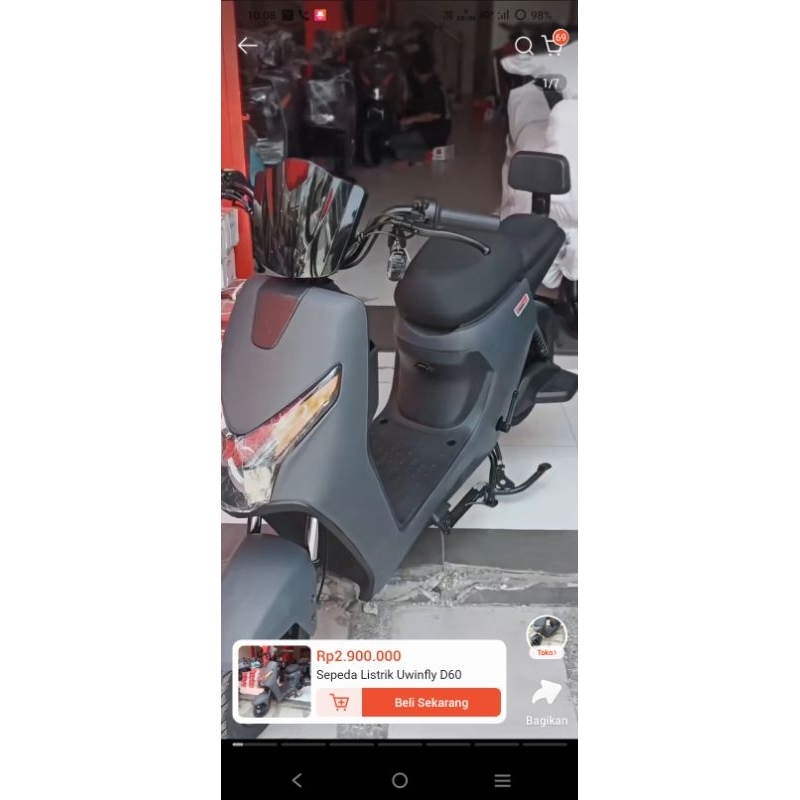sepedalistrikD60UwinflySecond