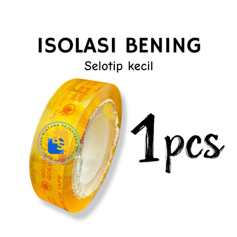 

1 Pcs - Isolasi Kecil Bening SIKA TAPE