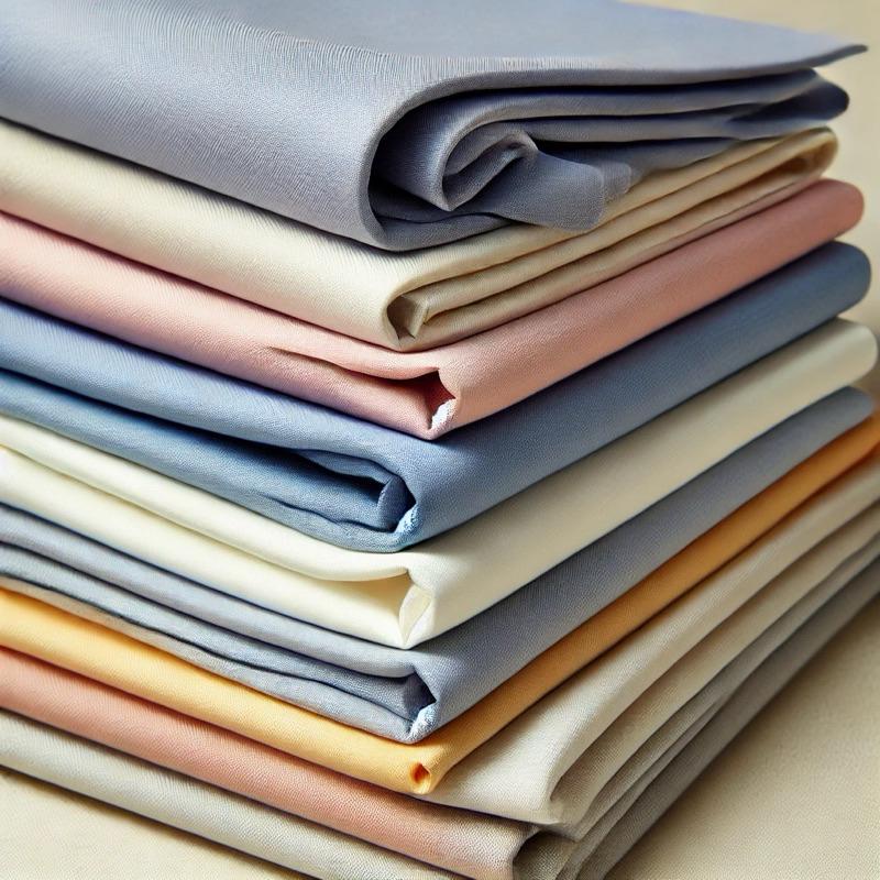 Kain Katun Poplin Stretch Polos (Harga Per 1 Meter)