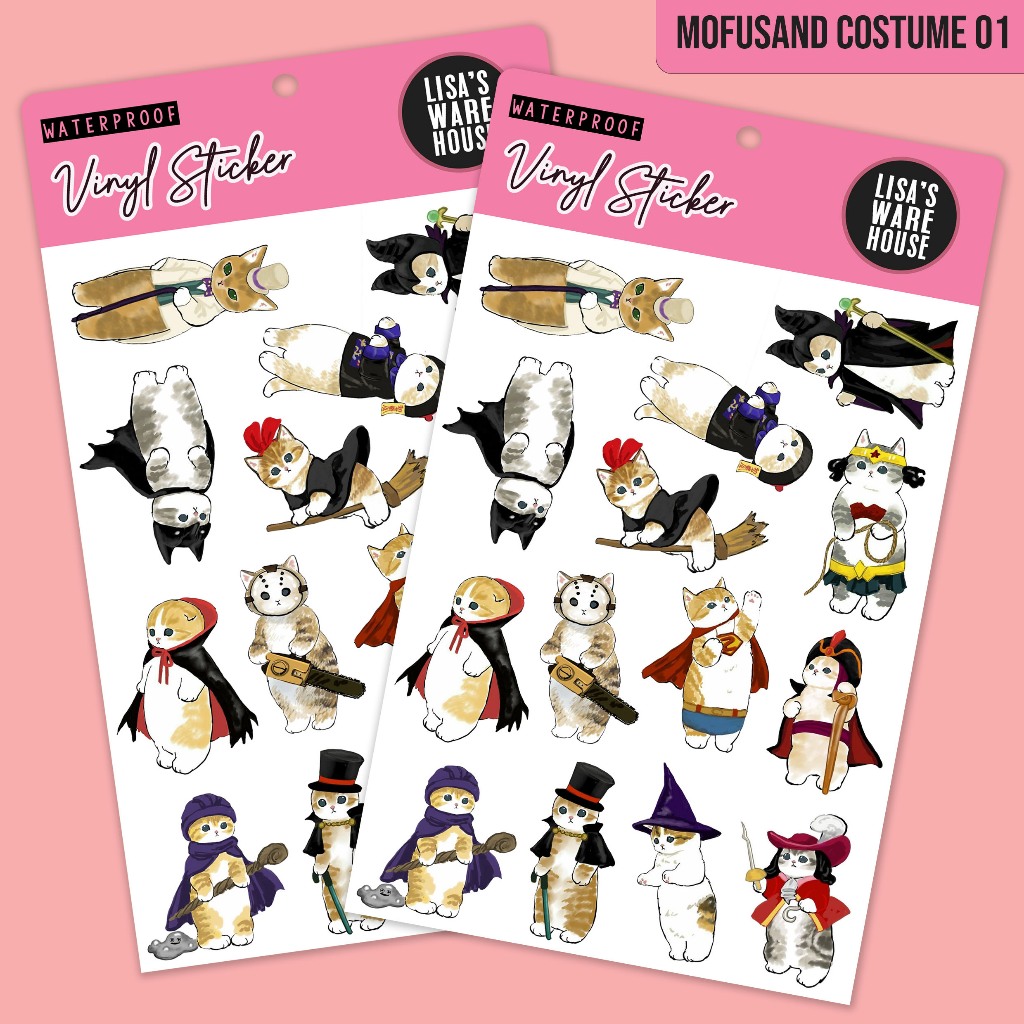 

Sticker Mofusand Costume Volume 01