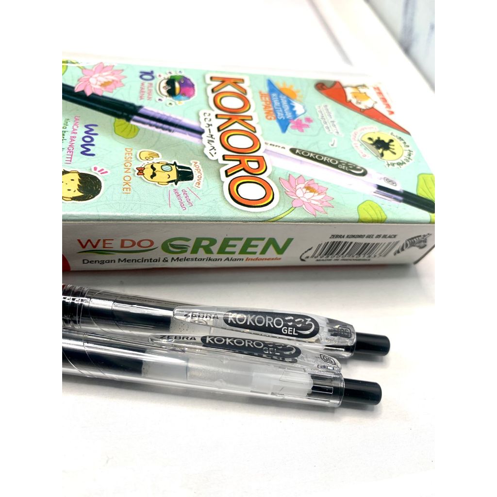 

KOKORO Sharp Point 0.5mm Gel/ Pulpen Gel/ bolpen gel