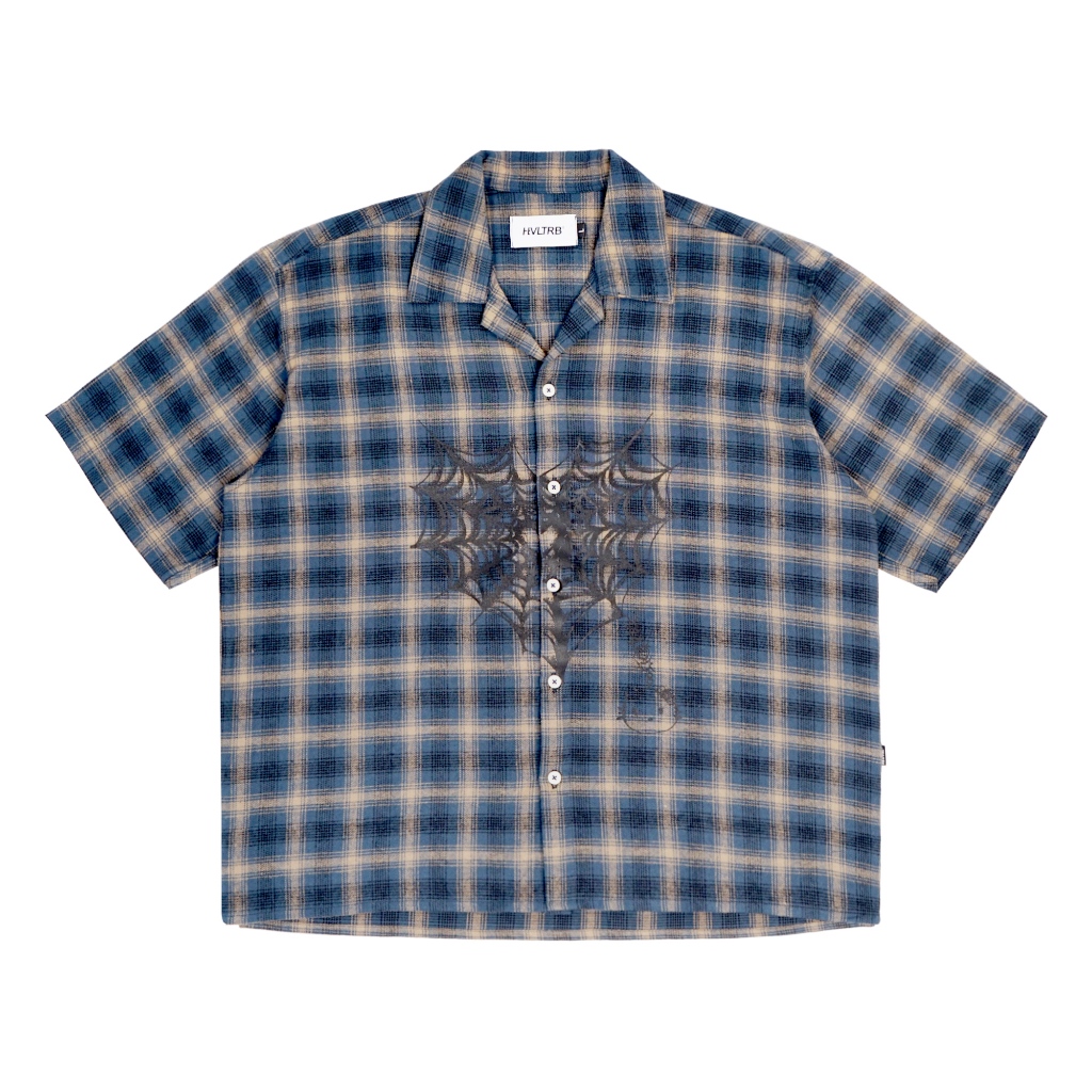 Boxy Shirt Spider Navy - HEUVELTRIBE X IVANIA NABILA