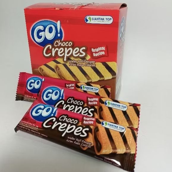 

GO CHOCO CREPES SIANTAR TOP ISI 24pcs