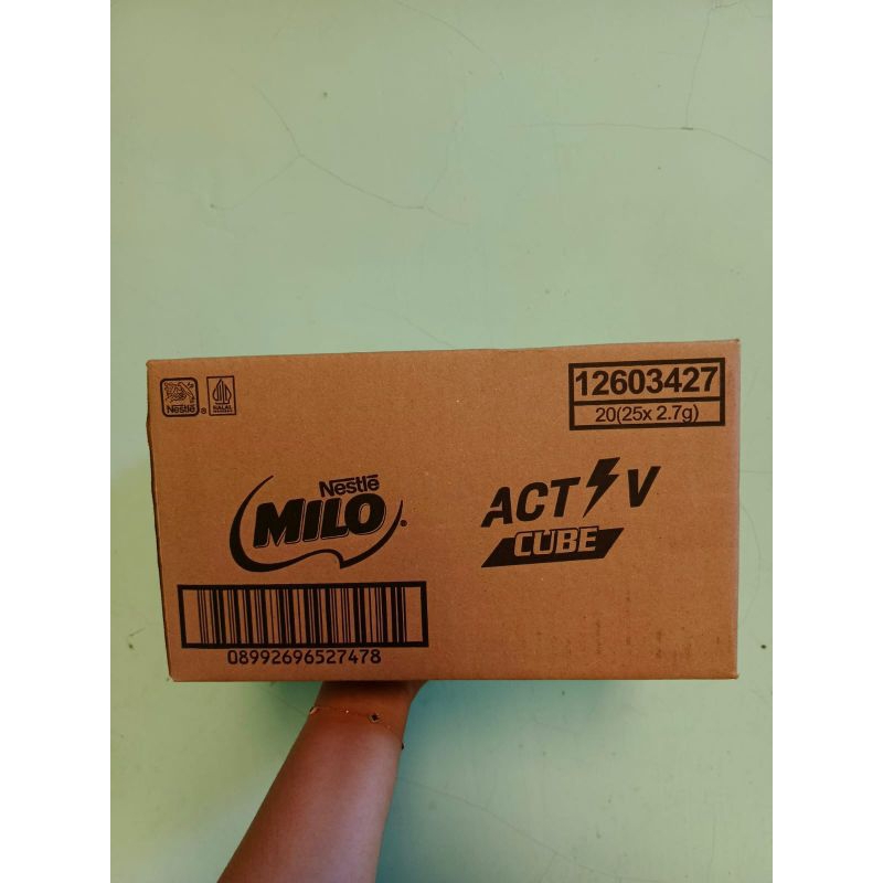 

Milo active Cube 20 pack kemasan Kartonan