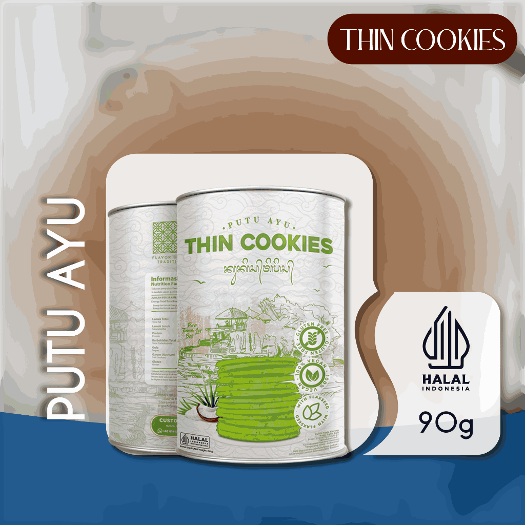 

WoCA Thin Cookies Krunz Chocolate Putu Ayu