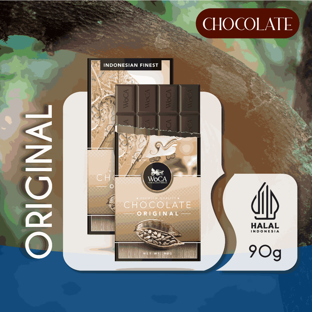 WoCA Coklat Original Premium Chocolate 90 gram