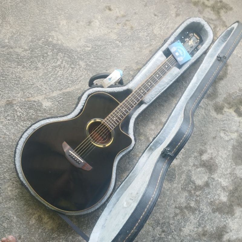 GITAR YAMAHA APX500II HITAM ORIGINAL SECOND ( FREE ONGKIR )