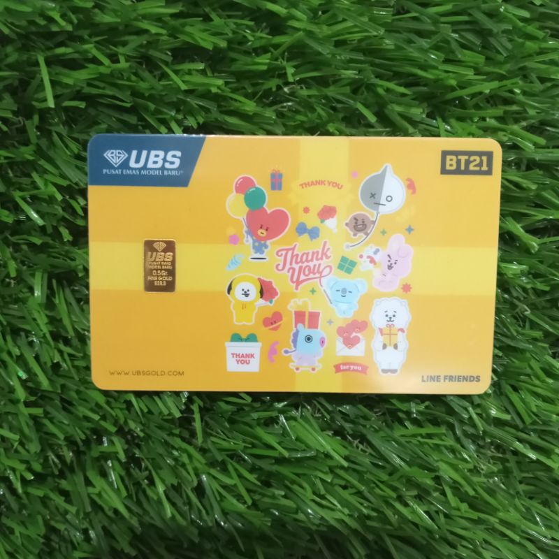 Logam mulia UBS 0.5 gram BT21