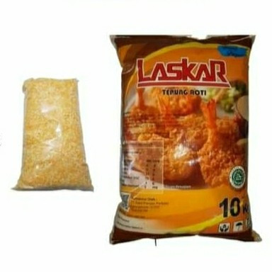 

Tepung Roti MIX / Tepung Panir re-pack 500GR Bread Crumbs / Panko merk LASKAR