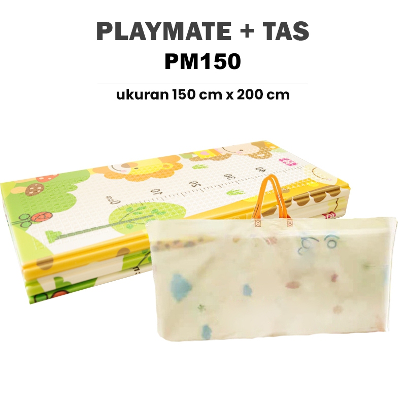 Playmat Premium Tikar Lipat Xpe Karpet Matras Gambar Kualitas Impor - Orange_OfficialShop