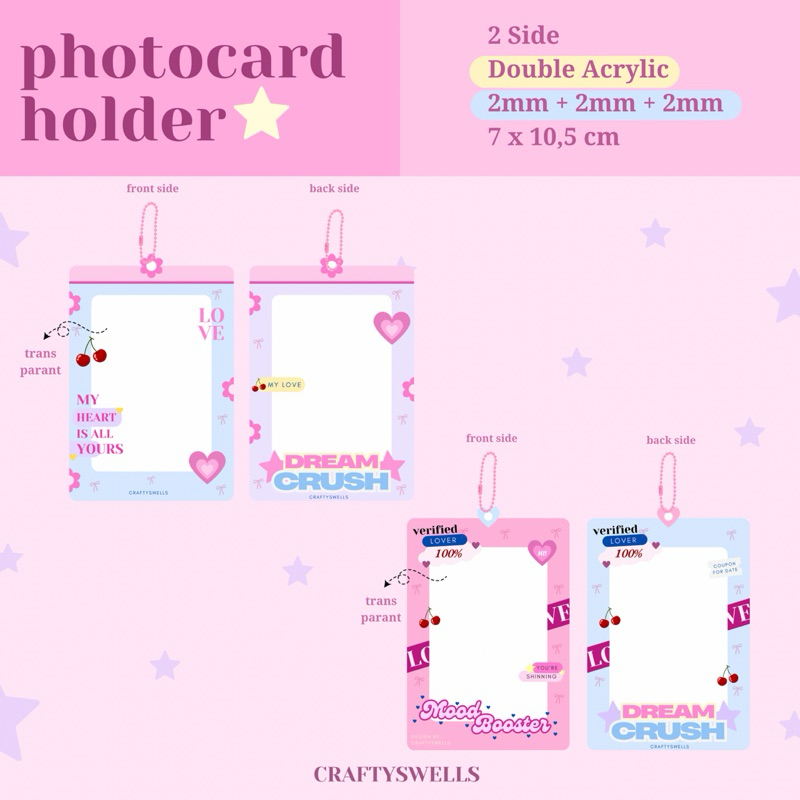 PHOTOCARD HOLDER | CAHOL | KPOP | PASTEL | CUTE