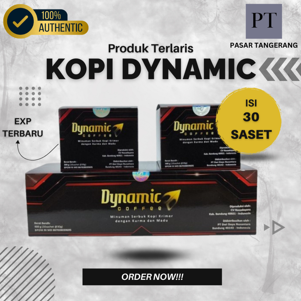 

KOPI DYNAMIC TIDAK BERBAHAYA DAN AMAN DIKONSUMSI ISI 30 SACHET