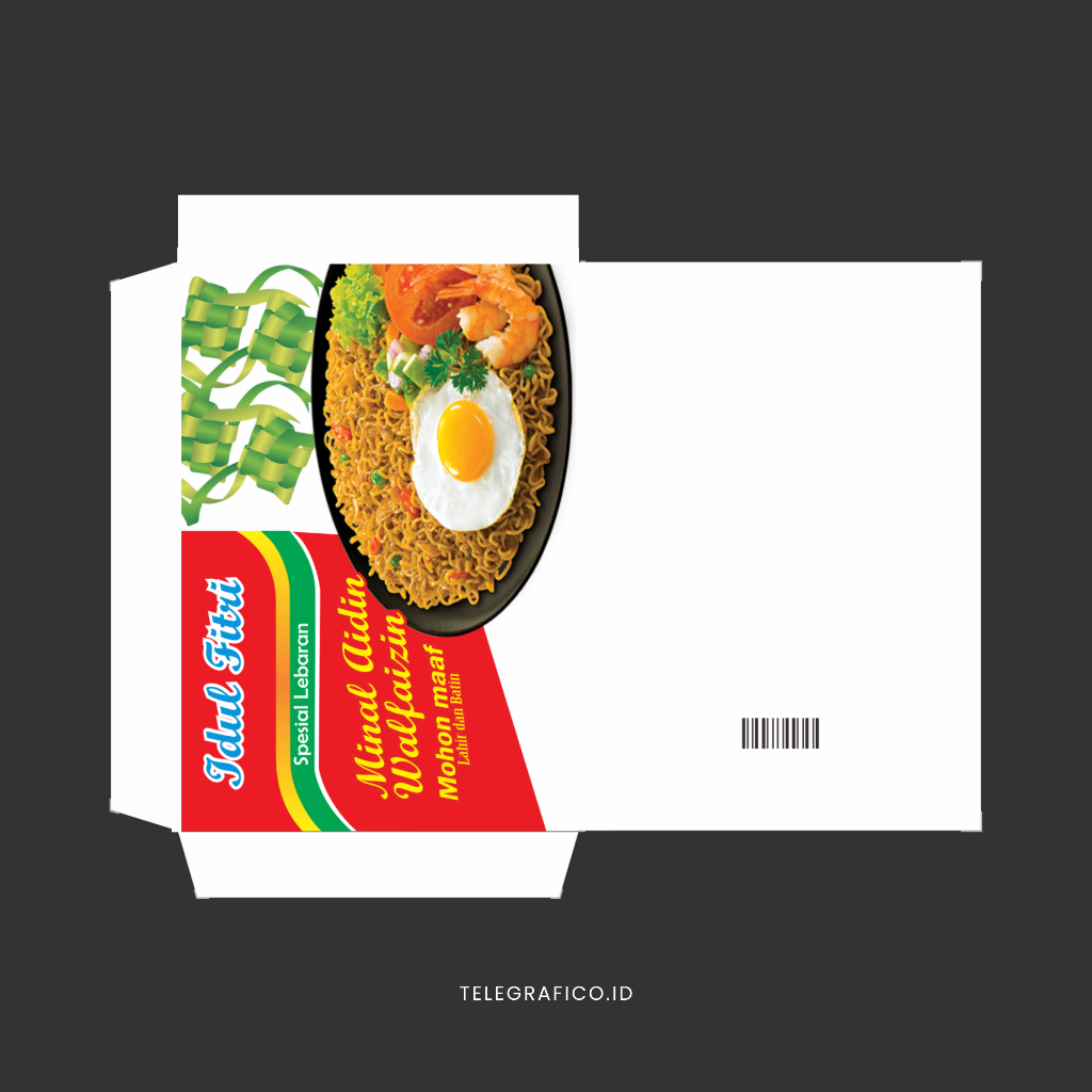 

Amplop idul fitri, indomie, teh kotak, tango