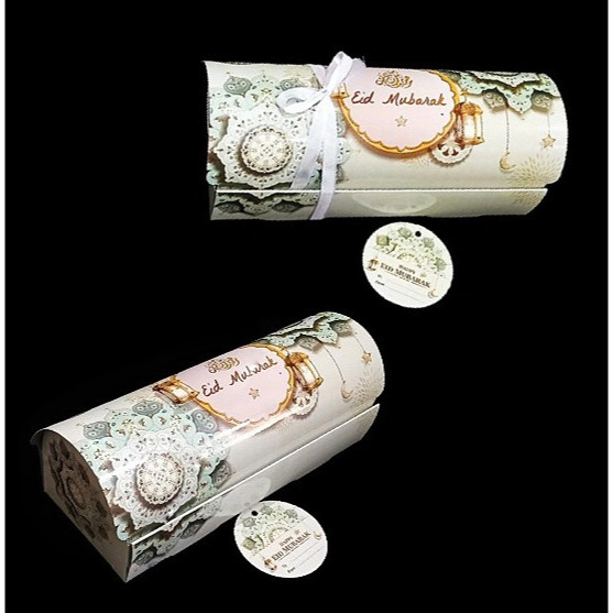 

5 Pcs Box Roll Cake Idul Fitri Dus Bingkisan Bolu Gulung Lebaran 25x10x9 cm