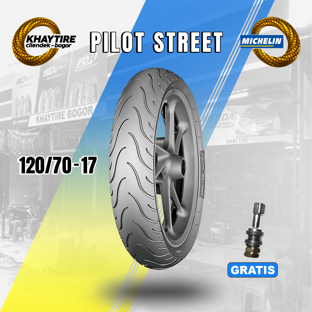 Ban Motor Moge - MICHELIN PILOT STREET 120/70-17 Tubeless