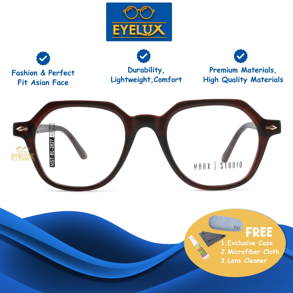 Marx Studio Eyewear / MST BL-2827 / 48-22/ Frame Kacamata  Marx Studio ORIGINAL