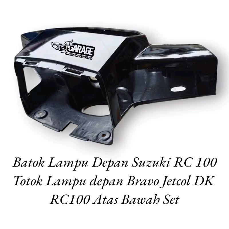 Batok Lampu Depan Suzuki RC 100 Totok Lampu Depan Bravo Jetcol DK RC100 BATOK LAMPU RC 100 Atas Bawa