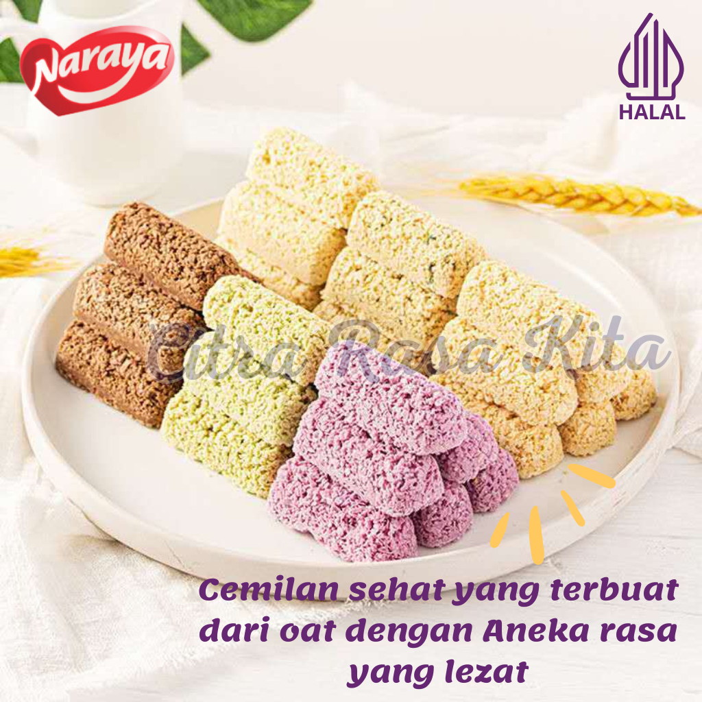 

Halal Naraya Oat Choco Seral Granola Oat Rasa Orinal Chocolate 380gr & 400gr