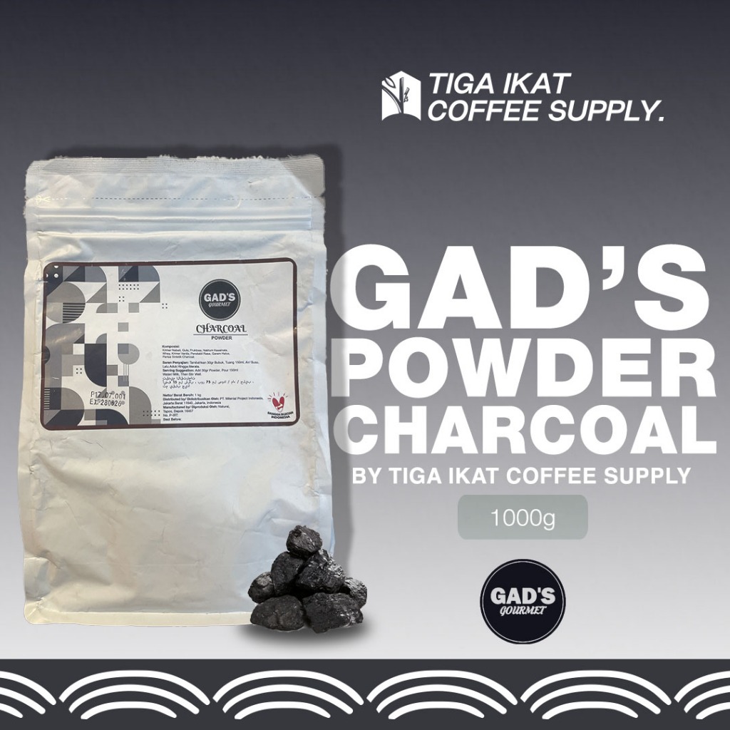 

Gads Powder Black Charcoal - Powder Drink - Minuman Bubuk 1 Kg