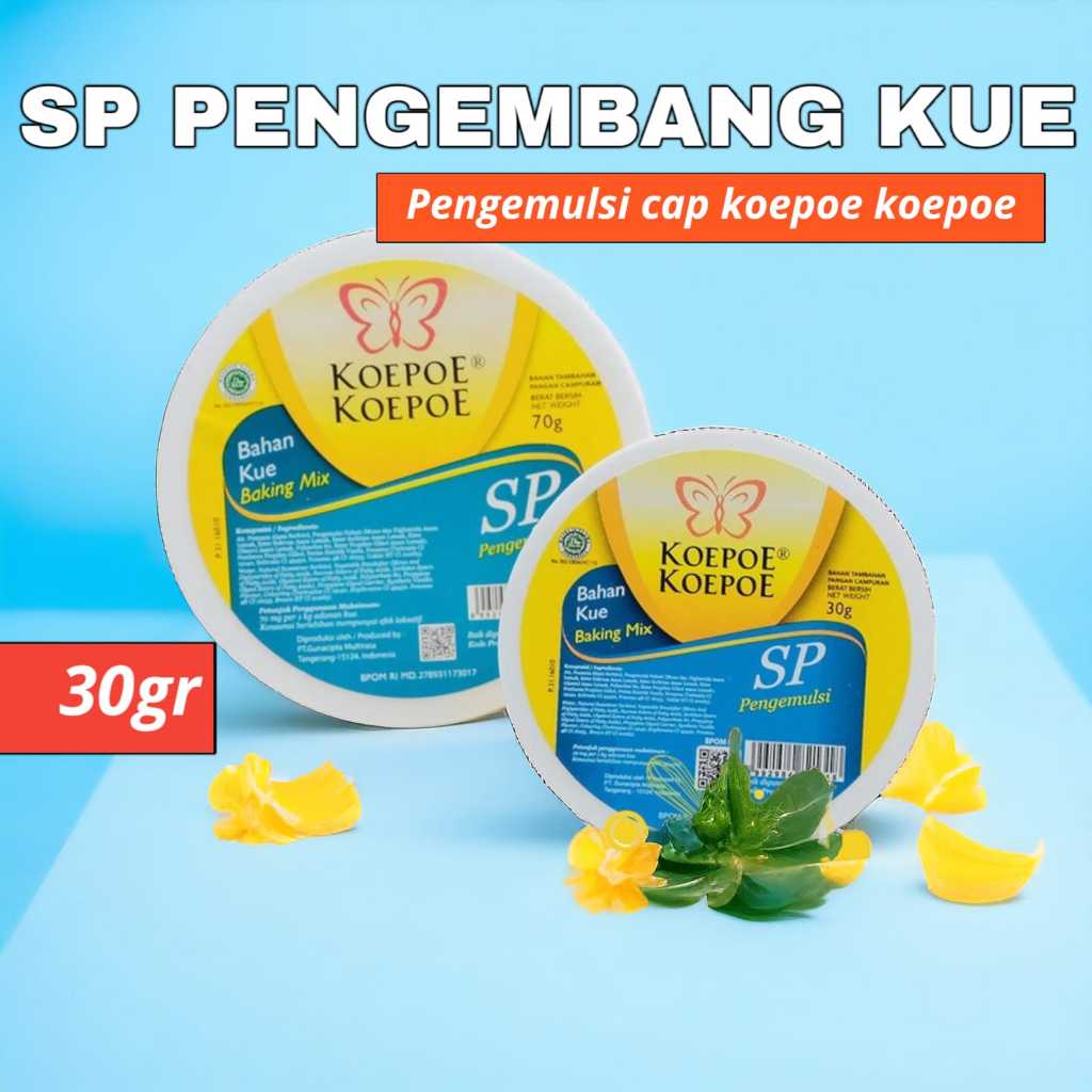 

[30gr] Sp Pengembang Dan Pelembut Kue Cap Koepoe Koepoe