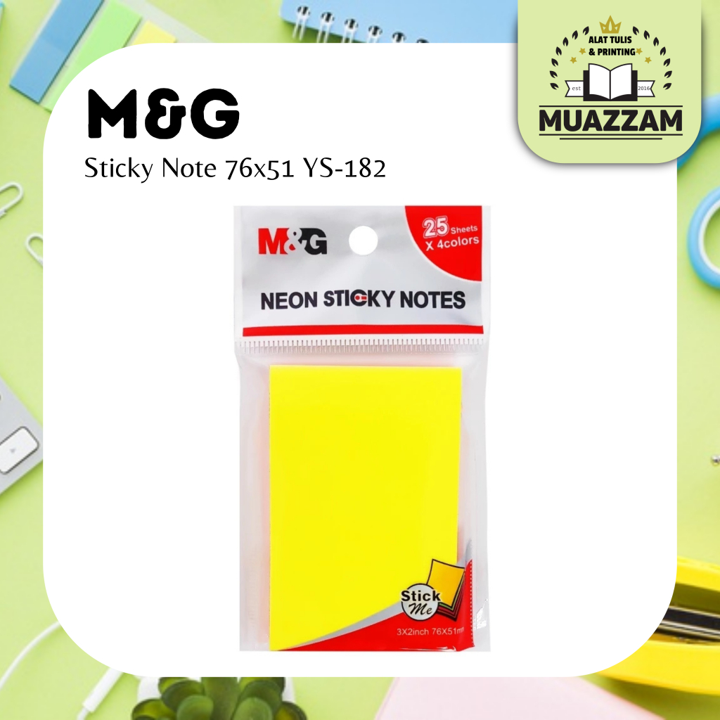 

M&G Sticky Note 76x51 YS-182