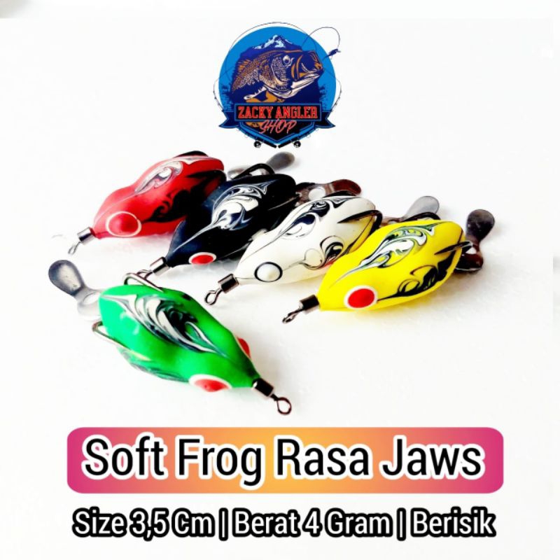 Soft Frog Rasa Jaws 3,5 Cm Umpan Casting Gabus Berisik