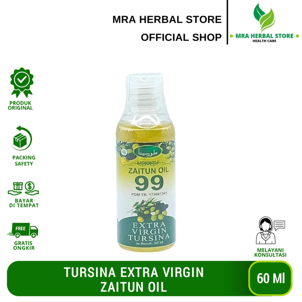 

Minyak Zaitun Tursina 60 Ml | Minyak Zaitun Extra Virgin Olive Oil Original
