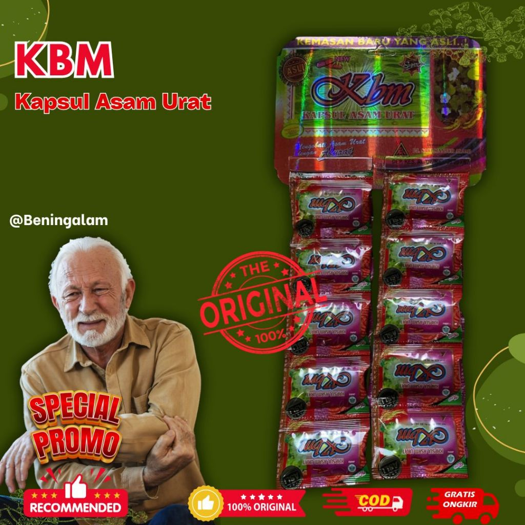

KBM Kapsul Asam Urat Original