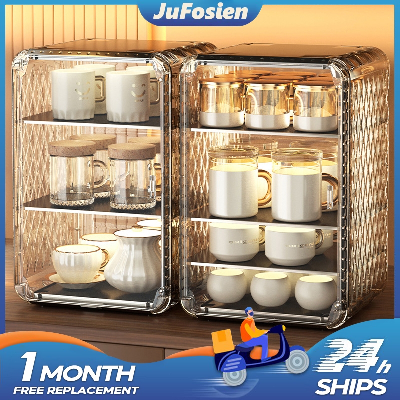 Rak Makanan Tertutup 3/4/5 Susun Kotak - Tempat Lauk Pauk Penyimpanan Makanan Meja Makan