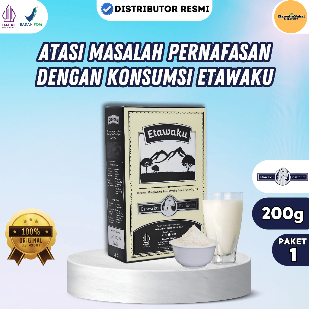 

ETAWAKU ORIGINAL HALAL - Susu Kambing Etawa Atasi Masalah Pernafasan Sesak Nafas Flek Paru Anda