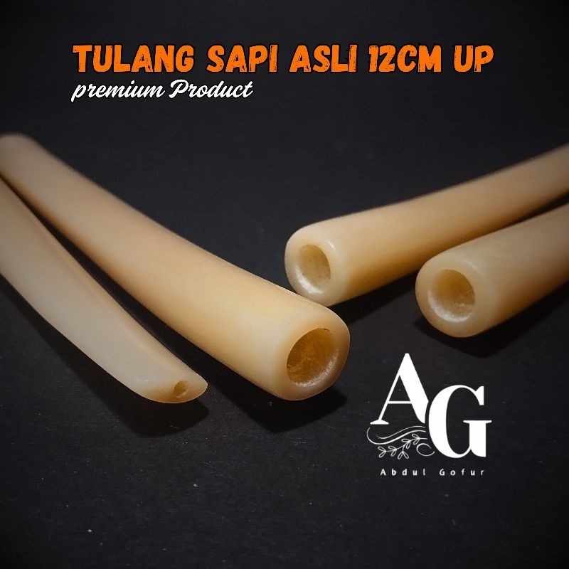 Once Tulsap 12cm Pipa Rokokk Tulang Sapi Asli Original Mirip Gg Berkualitas Super Tebal Murah Gurih