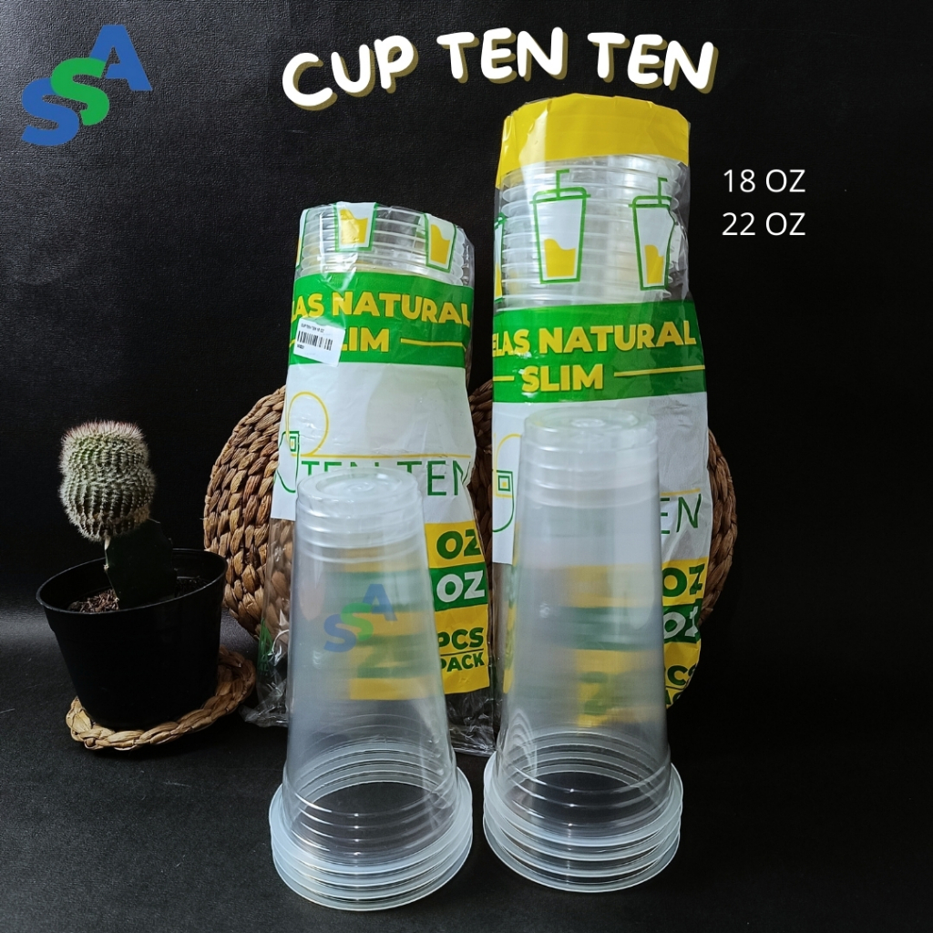 CUP TENTEN / CUP MINUMAN TENTEN / CUP MINUMAN PLASTIK