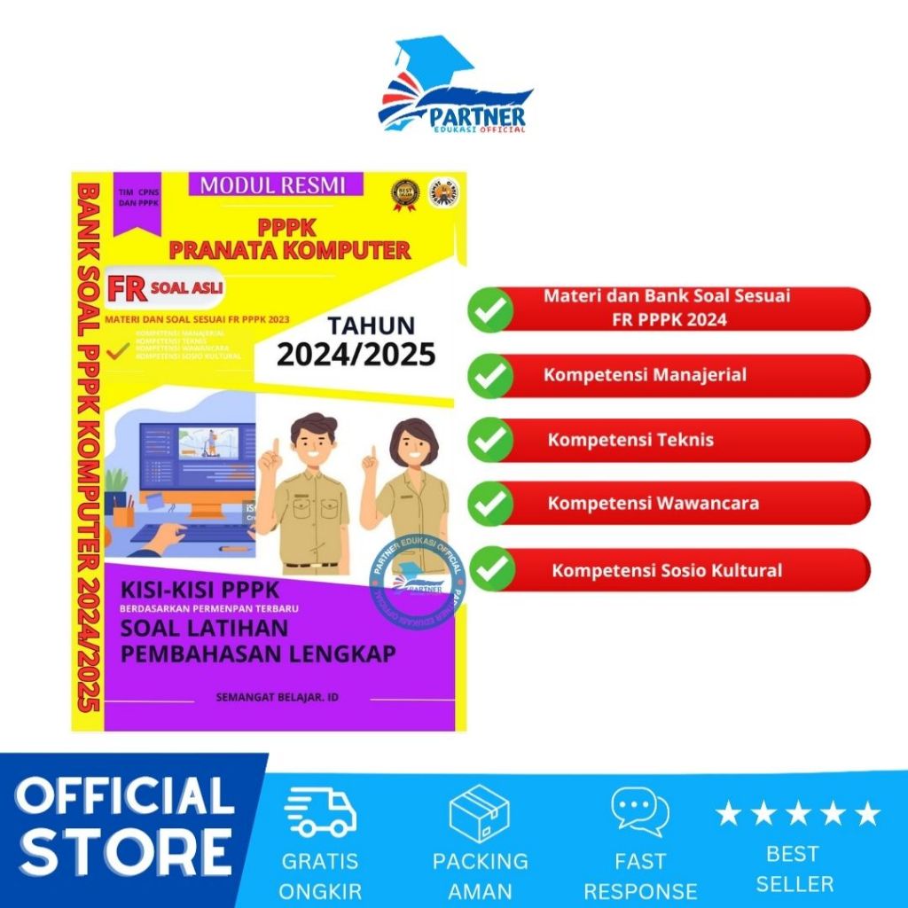 Buku Modul Resmi PPPK Pranata komputer - BUKU PPPK PRANATA KOMPUTER 2024-2025 Terbaru dan Terupdate