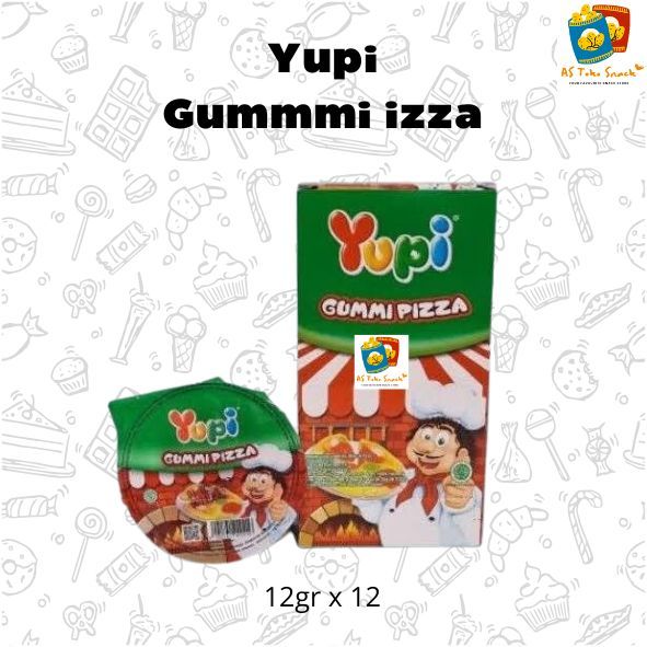 

Yupi Gummi Pizza 12gr (1 Box Isi 12)