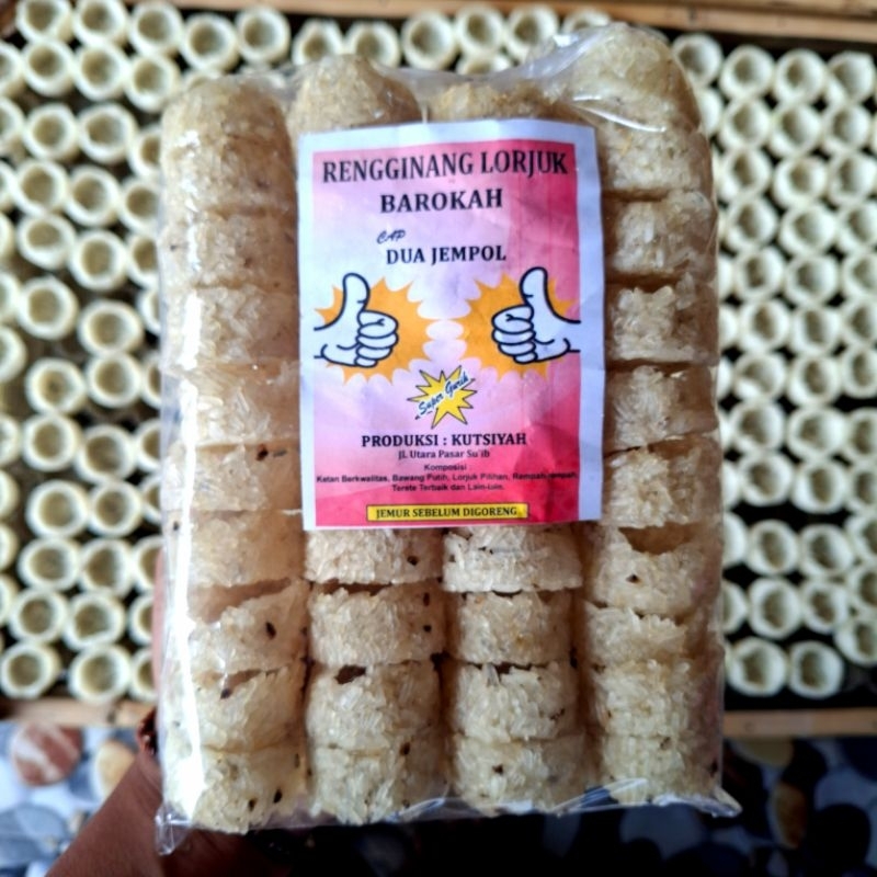 

Rengginang Lorjuk Mentah, krupuk nangginang dan langsung goreng Khas Madura enak gurih dan renyah terlaris