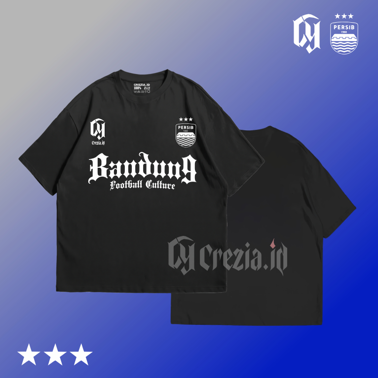 Kaos Persib Bandung Football Culture  Hitam